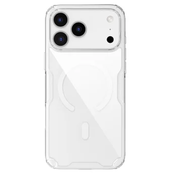 Nillkin Nature Pro Magnetic dėklas iPhone 17 Pro Max / 18 Pro Max, skaidrus