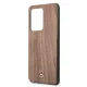 Mercedes Samsung Galaxy S20 Ultra dėklas Wood Line Walnut, šviesiai rudas
