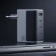Cuktech AD1404UEU 140W GaN 3x USB-C / USB-A įkroviklis su laidu pilkas