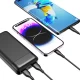 Powerbank Dudao K18-1W 10000mAh USB-A / USB-C / Micro USB - black