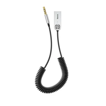 Baseus BA01 AUX Wireless Bluetooth 5.0 Adapter Receiver to USB, Black