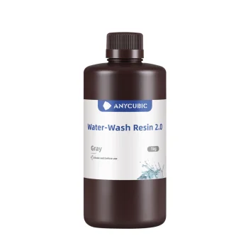 Anycubic Water Washable Resin 2.0 pilka 3D spausdintuvo derva