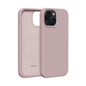 Etteri Silicone Mag dėklas, skirtas iPhone 13, šviesiai rausvas