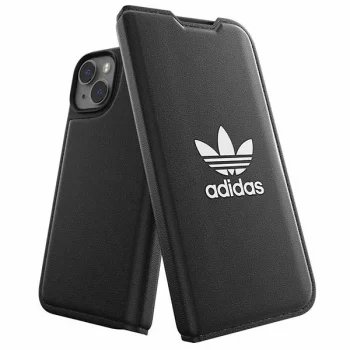Adidas iPhone 14 atverčiamasis dėklas OR Booklet Basic, juodas