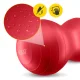 4Fizjo Peanut Air Ball gimnastikos kamuolys, 45x90 cm, raudonas