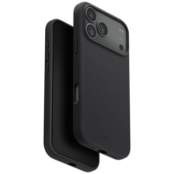 Uniq Lino Magclick dėklas su įkrovimu, skirtas iPhone 17 Pro, pilkas