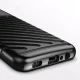 Thunder Case lankstus TPU dėklas Samsung Galaxy A03s telefonui, juodas