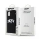 DKNY dėklas iPhone 11 / XR su MagSafe, juodas