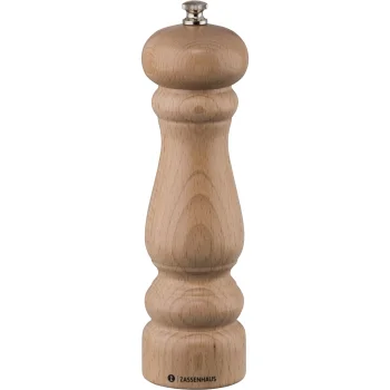 Zassenhaus Potsdam pipirų malūnėlis, 20 cm, natūrali buko mediena