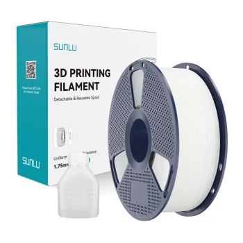 Sunlu PP 3D spausdinimo gija 1.75 mm 0.8 kg, natūrali balta