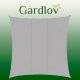Gardlov kvadratinė apsaugos nuo saulės burė 3.6x3.6m, pilka