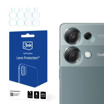 3mk Lens Protection hibridinis kameros stiklas, skirtas Redmi Note 13 Pro 4G