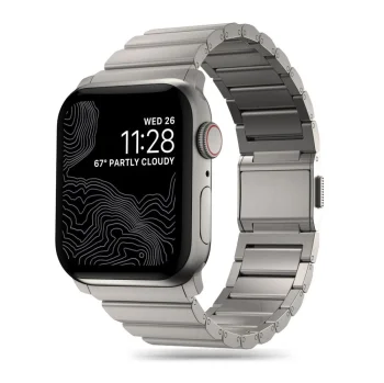 Tech-Protect SteelBand dirželis Apple Watch (42/44/45/49 mm), titano spalvos