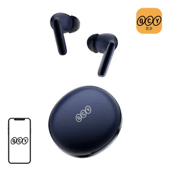 QCY T13 ANC2 TWS Wireless Earphones with Noise Cancelling, Blue