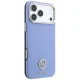 Dėklas Guess iPhone 18 Pro / 17 Pro su MagSafe Grained Round Strass, mėlynas