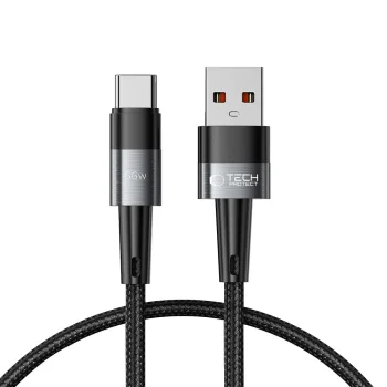 Tech-Protect UltraBoost USB-A į USB-C laidas 66W 0.5m, pilkas