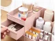 Cosmetic and Jewelry Organizer with 2 Drawers, Pink