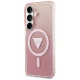 Guess IML Gradient Triangle MagSafe Case for Samsung Galaxy S26 - Pink