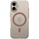 Tech-Protect MagZero MagSafe dėklas telefonui iPhone 17, rusvas matinis