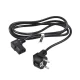 Maclean MCTV-804 maitinimo laidas, kampinis, 3-pin, EU kištukas, 5 m