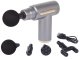 Massage Gun with 4 Attachments, 30W, Grey
