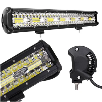 LED darbinis žibintas 420W, 12V-24V, Combo, juodas
