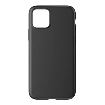 Lankstus gelinis dėklas „iPhone 14 Pro Max“ telefonui, juodas