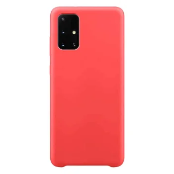Silikoninis dėklas Samsung Galaxy A72 4G, raudonas