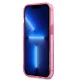 Karl Lagerfeld Gradient Ikonik Karl&Choupette dėklas iPhone 13 Pro / 13 rožinis