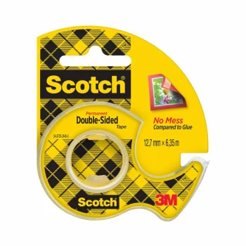 Dvipusė lipnioji juosta su dozatoriumi Scotch 136D-MDEU, 12.7 mm x 6.3 m