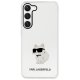 Karl Lagerfeld permatomas dėklas Samsung Galaxy S23+ telefonui