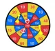 Safe Hook-and-Loop Dart Board Game for Kids with Balls and Darts