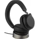 „Jabra Evolve2 75 MS“ belaidės ausinės su įkrovimo stovu, juodos