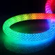 Vandeniui atspari RGB LED neoninė juosta 5m su pulteliu