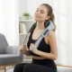 Kaklo ir pečių masažuoklis 4FIZJO Shiatsu EVO+, pilkai mėlynas