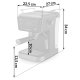 Pusiau automatinis kavos aparatas Berdsen BD-771, 20 bar, juodas