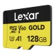 Atminties kortelė Lexar GOLD microSDXC 128 GB UHS-II U3 V60 A1