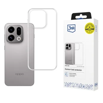 Dėklas 3mk Clear Case telefonui Oppo Find X9, skaidrus
