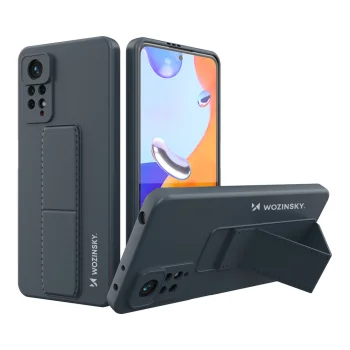 Dėklas Wozinsky Kickstand Case telefonui Xiaomi Redmi Note 11 Pro, tamsiai mėlynas