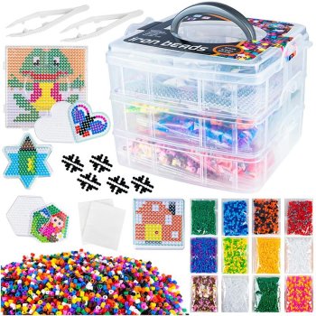 Gotel B54B Ironing Beads Mega Set, 6000 pcs