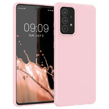 Silikoninis dėklas Samsung Galaxy A22 4G, rožinis