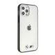 BMW iPhone 12 Pro Max dėklas Sandblast, permatomas