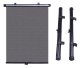 Universal Car Sunshade Roller Blinds (2 pcs), 40 cm, Black