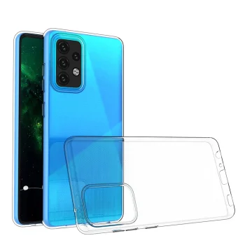 Samsung Galaxy A52 / A52s plonas TPU dėklas, permatomas