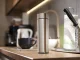 Smart Thermal Mug Bottle Thermos Flask with LCD Display and Temperature Sensor - 500ml, Silver