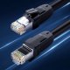 Ugreen RJ45 Cat 8 T568B Ethernet tinklo laidas, 2m, juodas