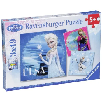 Dėlionė Ravensburger Disney Frozen Elsa, Anna & Olaf 3 x 49 d.