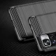 Carbon Case lankstus dėklas Xiaomi Redmi Note 11 Pro+ 5G / Mi 11i HyperCharge, juodas