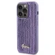 Dėklas Guess iPhone 15 Pro Max Sequin Script Metal, violetinis