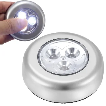 Wireless Touch Self-Adhesive LED Light, Silver